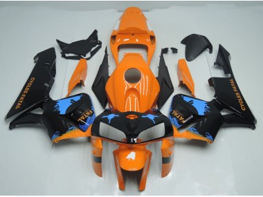 Orange & Schwarz Gespritzt 05-06 CBR600RR Motorrad Verkleidung