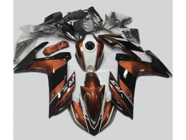 Orange & Schwarz Glänzend 15-18 R3 Motorrad Verkleidung
