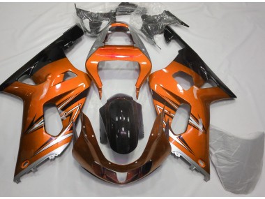 Orange & Silber 01-03 GSXR 600-750 Motorrad Verkleidung