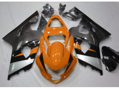 Orange & Silber 04-05 GSXR 600-750 Motorrad Verkleidung