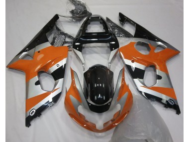Orange Silber OEM Stil 00-02 GSXR 1000 Motorrad Verkleidung