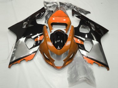 Orange Silber & Schwarz 04-05 GSXR 600-750 Motorrad Verkleidung