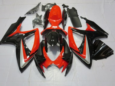 Orange Silber & Schwarz 06-07 GSXR 600-750 Motorrad Verkleidung