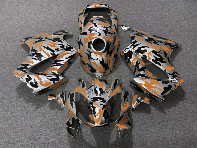 Orange Tarnung 02-12 VFR800 Motorrad Verkleidung Orange Tarnung 02-12 VFR800 Motorrad Verkleidung
