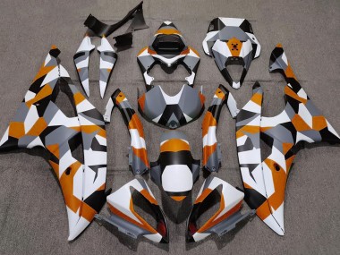 Orange Tarnung Einfarbig 08-16 R6 Motorrad Verkleidung