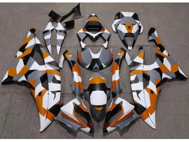 Orange Tarnung Einfarbig 08-16 R6 Motorrad Verkleidung