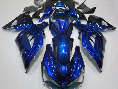 Ozeanblau Glänzend 12-21 ZX14R Motorrad Verkleidung