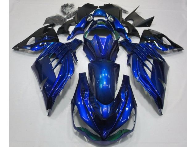 Ozeanblau Glänzend 12-21 ZX14R Motorrad Verkleidung
