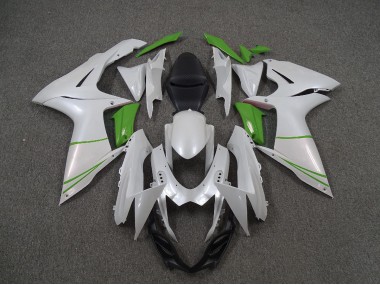 Perlweiß & Grün 11-24 GSXR 600-750 Motorrad Verkleidung