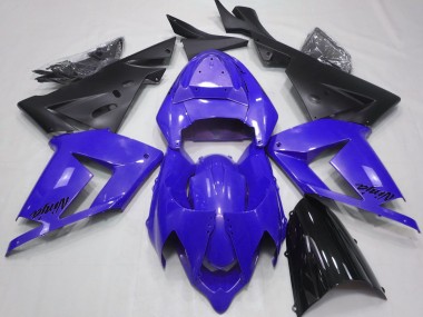 Perlblau & Schwarz 04-05 ZX10R Motorrad Verkleidung