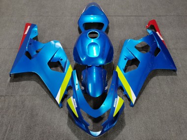 Perlblaugelb 04-05 GSXR 600-750 Motorrad Verkleidung