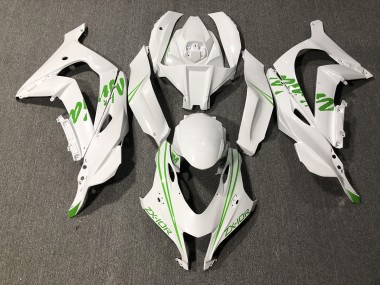Perlgrün Weiß Kawi 16-19 ZX10R Motorrad Verkleidung