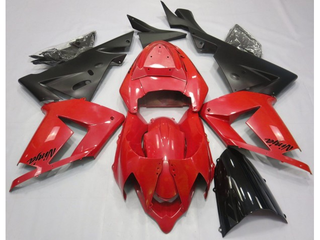 Perlrot & Schwarz 04-05 ZX10R Motorrad Verkleidung Perlrot & Schwarz 04-05 ZX10R Motorrad Verkleidung