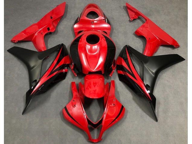Perlrot & Schwarz 07-08 CBR600RR Motorrad Verkleidung