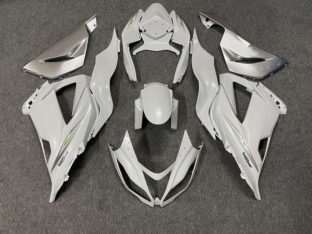 Perlweiss 13-18 ZX6R Motorrad Verkleidung Perlweiss 13-18 ZX6R Motorrad Verkleidung