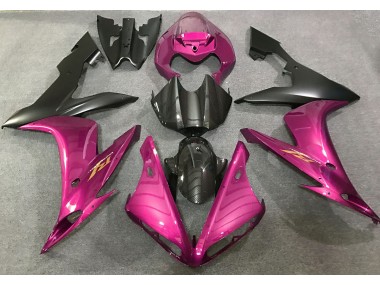 Pink & Kohlefaser Stil 04-06 R1 Motorrad Verkleidung