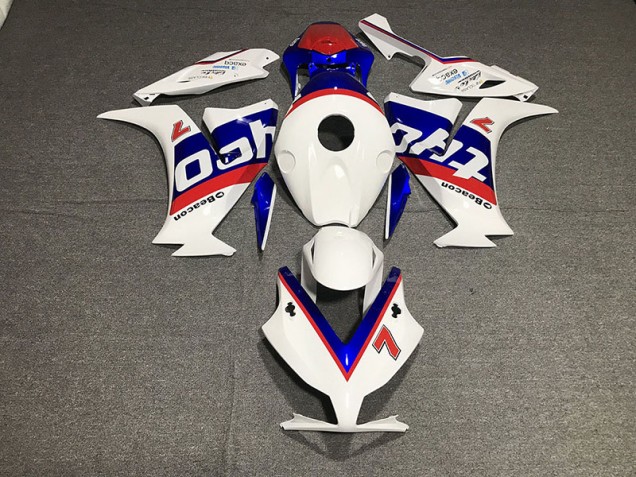 Racing-Design Weiß 12-16 CBR1000RR Motorrad Verkleidung
