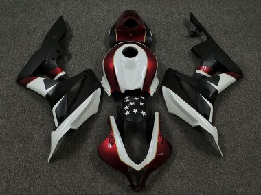 Rennrot & Schwarz 09-12 CBR600RR Motorrad Verkleidung