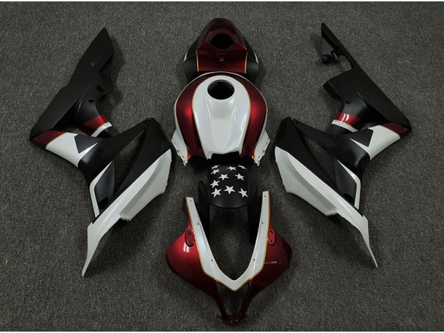 Rennrot & Schwarz 09-12 CBR600RR Motorrad Verkleidung Rennrot & Schwarz 09-12 CBR600RR Motorrad Verkleidung