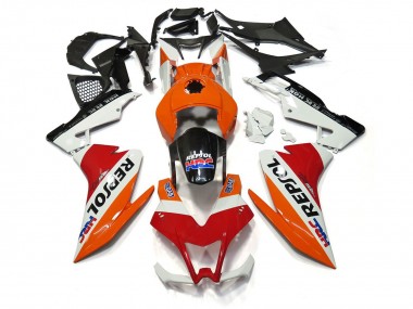 Repsol Weiß & Rot 12-15 RS4 125 Motorrad Verkleidung