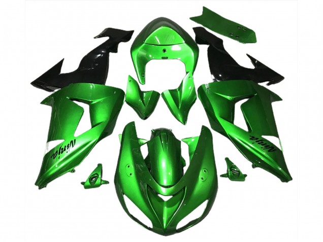 Reptiliengrün 06-07 ZX10R Motorrad Verkleidung Reptiliengrün 06-07 ZX10R Motorrad Verkleidung