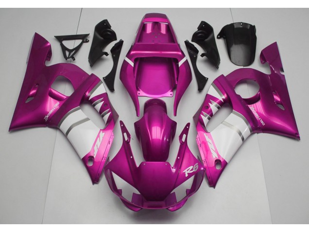 Rosa & Weiß 98-02 R6 Motorrad Verkleidung