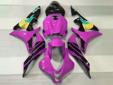 Rosa & Blaugrün Bull 07-08 CBR600RR Motorrad Verkleidung