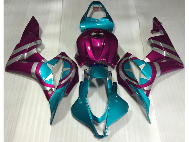 Rosa Captain America 07-08 CBR600RR Motorrad Verkleidung Rosa Captain America 07-08 CBR600RR Motorrad Verkleidung