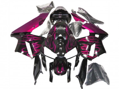 Rosa Glänzend Flame 05-06 CBR600RR Motorrad Verkleidung