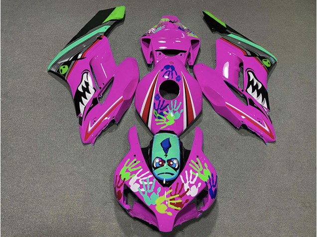 Rosa Hai 04-05 CBR1000RR Motorrad Verkleidung