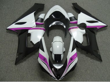 Rosa Weiß & Schwarz 05-06 ZX6R Motorrad Verkleidung