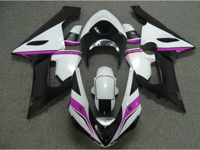Rosa Weiß & Schwarz 05-06 ZX6R Motorrad Verkleidung