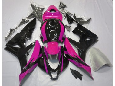 Rosa & Schwarz OEM Design 07-08 CBR600RR Motorrad Verkleidung