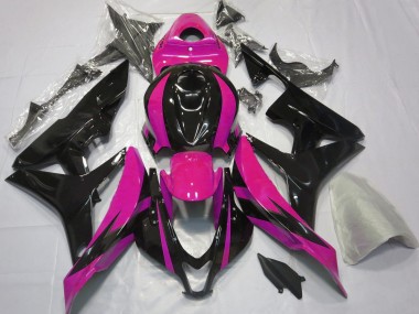 Rosa & Schwarz OEM Design 07-08 CBR600RR Motorrad Verkleidung