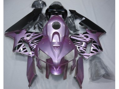 Rosaviolett Flamme 05-06 CBR600RR Motorrad Verkleidung