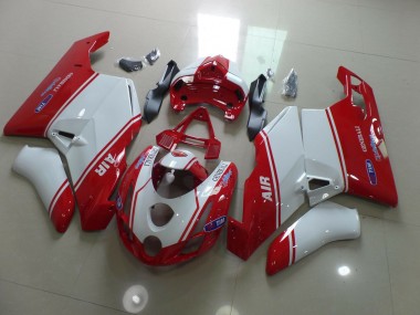 Rot & Weiß 03-04 Ducati 749 999 Motorrad Verkleidung