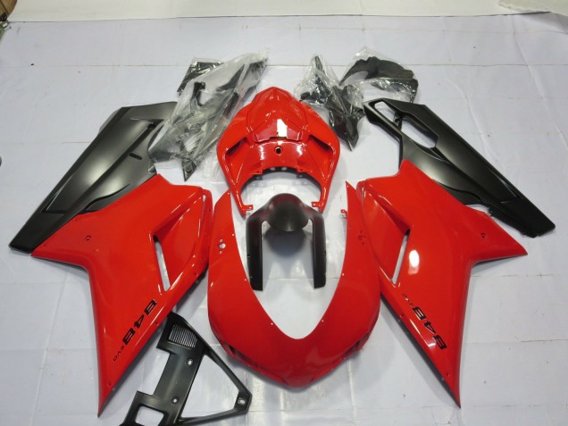 Rot 07-14 Ducati 848 1098 1198 Motorrad Verkleidung Rot 07-14 Ducati 848 1098 1198 Motorrad Verkleidung