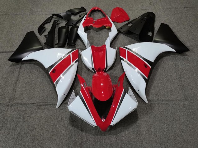 Rot Weiß 09-11 R1 Motorrad Verkleidung