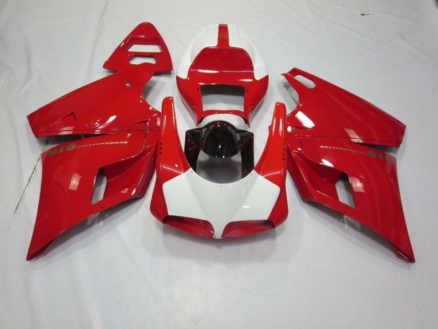 Rot & Weiß 93-05 Ducati 996 748 916 998 Motorrad Verkleidung Rot & Weiß 93-05 Ducati 996 748 916 998 Motorrad Verkleidung