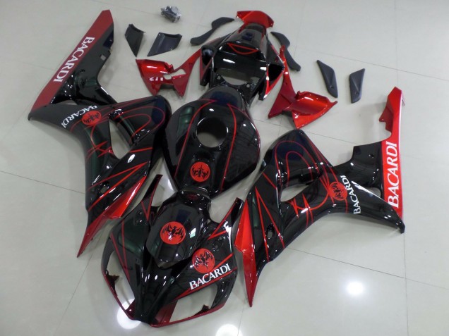 Rot Bacardi 06-07 CBR1000RR Motorrad Verkleidung