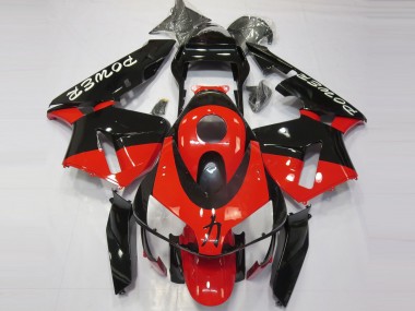 Rot Black Power 03-04 CBR600RR Motorrad Verkleidung
