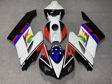 Rot & Blau Flagge 04-05 CBR1000RR Motorrad Verkleidung
