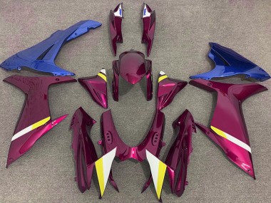Rot & Blau Glänzend 11-24 GSXR 600-750 Motorrad Verkleidung