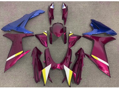 Rot & Blau Glänzend 11-24 GSXR 600-750 Motorrad Verkleidung