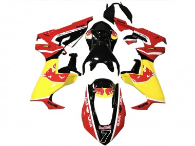 Rot Bull & Motul 17-23 CBR1000RR Motorrad Verkleidung