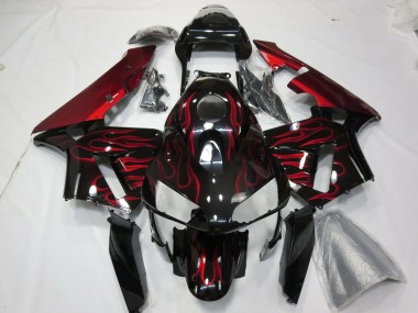 Rot Flamme 03-04 CBR600RR Motorrad Verkleidung