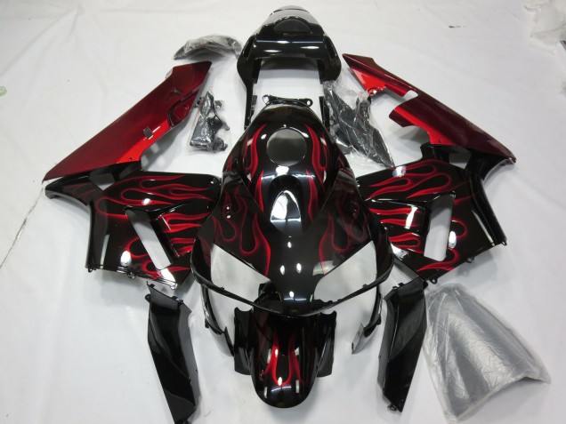 Rot Flamme 03-04 CBR600RR Motorrad Verkleidung Rot Flamme 03-04 CBR600RR Motorrad Verkleidung
