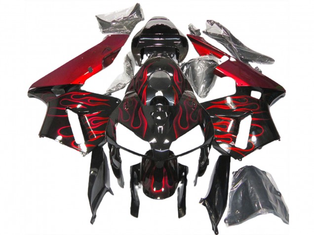 Rot Flamme 05-06 CBR600RR Motorrad Verkleidung