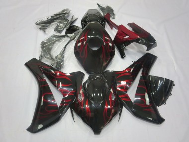 Rot Flamme 08-11 CBR1000RR Motorrad Verkleidung