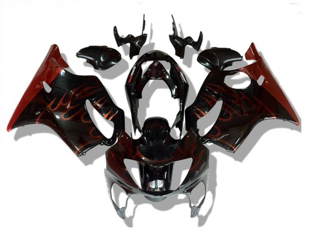 Rot Flamme 99-00 CBR600 F4 Motorrad Verkleidung Rot Flamme 99-00 CBR600 F4 Motorrad Verkleidung